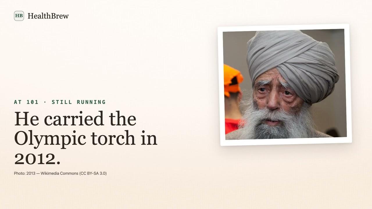 HealthBrew HEROES — Fauja Singh