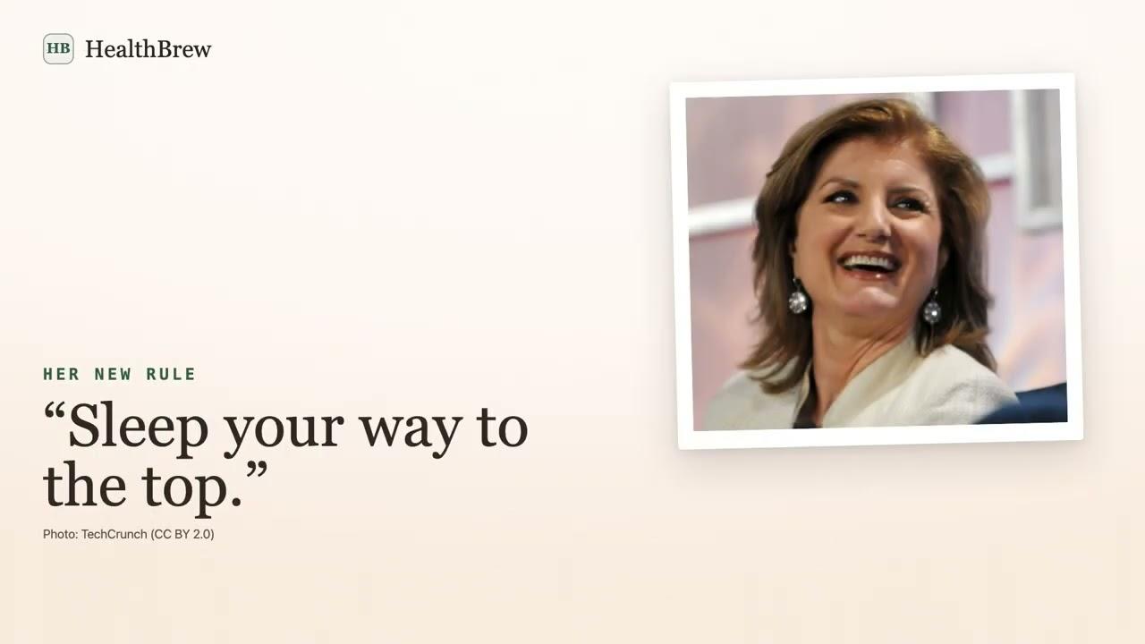 HealthBrew HEROES — Arianna Huffington