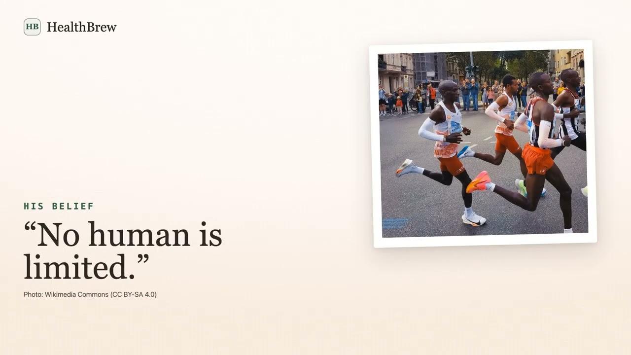 HealthBrew HEROES — Eliud Kipchoge