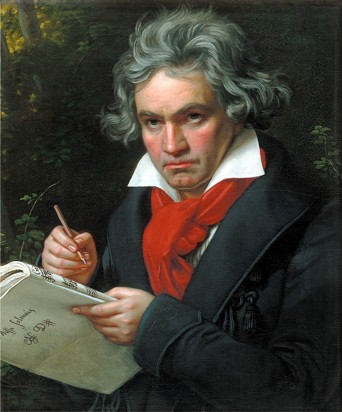 Ludwig van Beethoven, painted by Joseph Karl Stieler in 1820