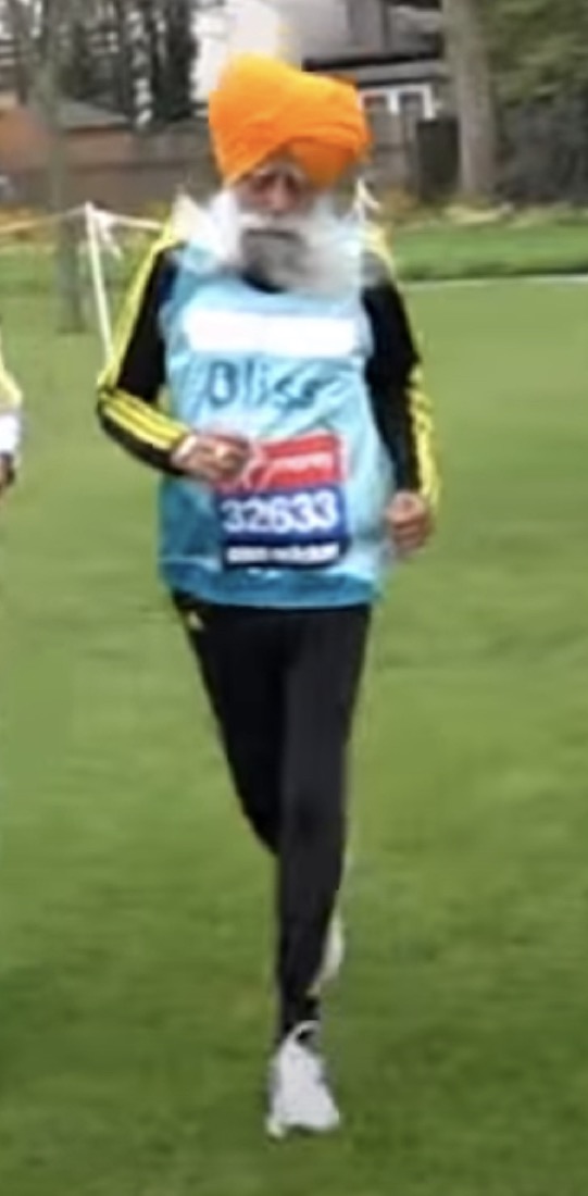 Fauja Singh running at 101