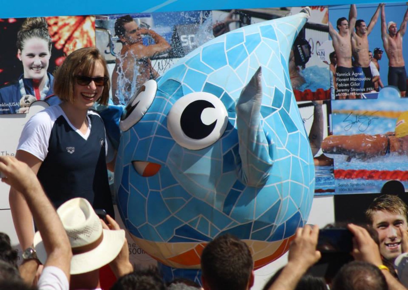 Katie Ledecky at the 2013 World Aquatics Championships in Barcelona