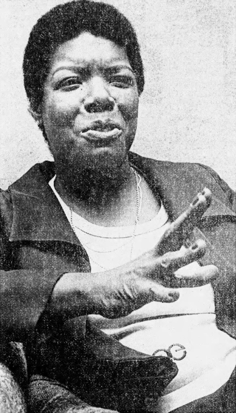 Maya Angelou photographed in 1978