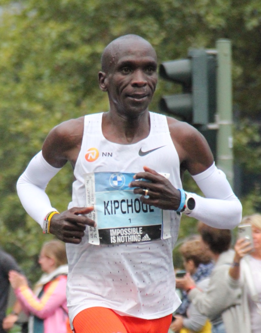 Eliud Kipchoge racing in Berlin